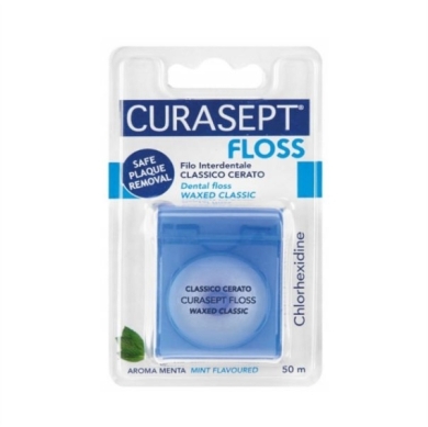INDENT CURASEPT FLOSS Nić klasyczna woskowana 50 m 1 sztuka
