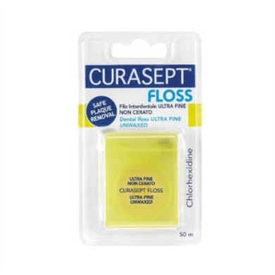 INDENT CURASEPT FLOSS nić dentystyczna ultracienka niewoskowana 50 m 1 sztuka