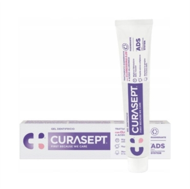 INDENT CURASEPT Regenerująca pasta w żelu 0,2% CHX + kwas hialuronowy 75 ml