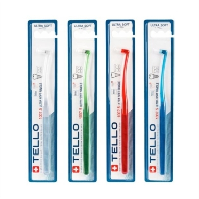 INDENT TELLO 1007,5 Ultra soft single Szczoteczka do zębów 1 sztuka
