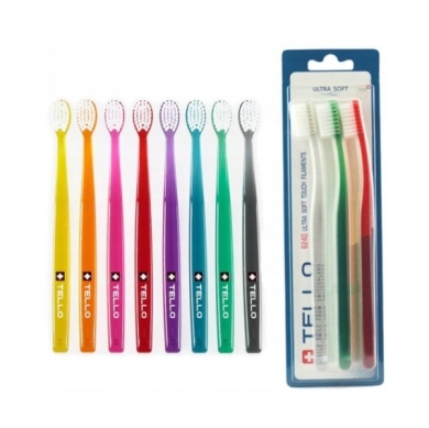 INDENT TELLO 6240 Ultra soft Szczoteczki do zębów 3 sztuki