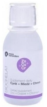 INVEX BIOCHELAT ZN-CU-CR (Cynk-Miedź-Chrom) 150 ml