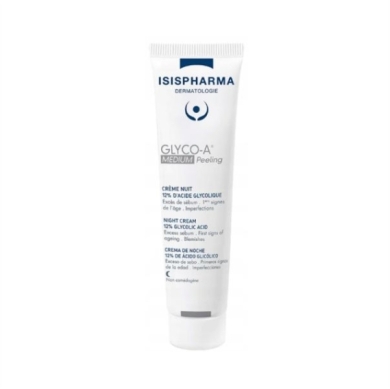 ISISPHARMA GLYCO A Średni Peeling Krem na noc z 12% kwasem glikolowym 30 ml