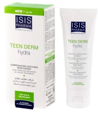 ISISPHARMA TEEN DERM HYDRA Krem nawilżający do skóry trądzikowej 40ml