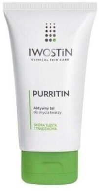 IWOSTIN PURRITIN Aktywny żel do mycia twarzy 150ml