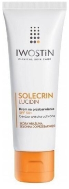IWOSTIN SOLECRIN LUCIDIN SPF50 Krem na przebarwienia 50 ml