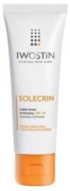 IWOSTIN SOLECRIN SPF30 LEKKI Krem ochronny 50 ml