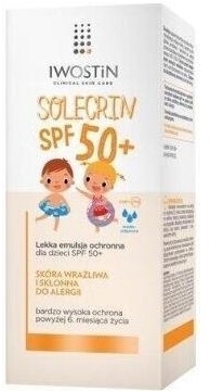 IWOSTIN SOLECRIN SPF50+ Emulsja ochronna dla dzieci 100 ml