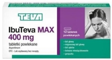 IbuTeva Max 0,4 g 12 tabletek powlekanych