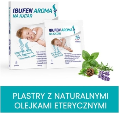 Ibufen Aroma na katar 5 plastrów