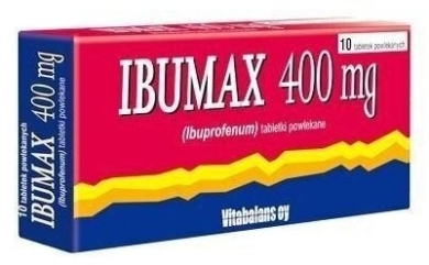 Ibumax 400 mg 10 tabletek