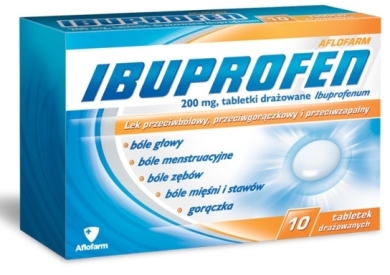 Ibuprofen Aflofarm 200mg 10 tabletek