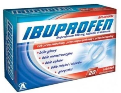 Ibuprofen Aflofarm 400 mg 20 tabletek