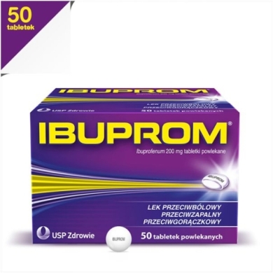 Ibuprom 50 tabletek powlekanych