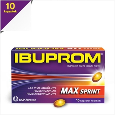 Ibuprom MAX Sprint 10 kapsułek
