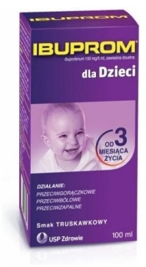 Ibuprom dla Dzieci zawiesina doustna 100 ml