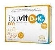Ibuvit D3 1000 + K2 MK-7 Omega 30 kapsułek