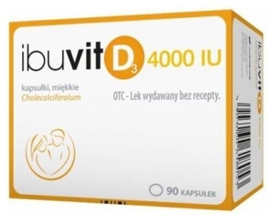 Ibuvit D3 4000 IU 90 kapsułek