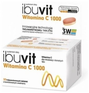 Ibuvit Witamina C 1000 30 tabletek