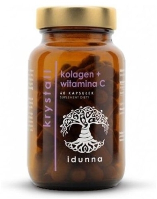 Idunna Krystall Kolagen + Witamina C 60 kapsułek