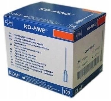 Igła jałowa do iniekcji KD-FINE 0,8 x 40mm 100 sztuk