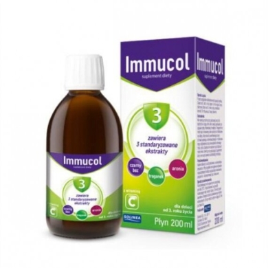 Immucol 3 syrop 200 ml (Data ważności 31.01.2024)