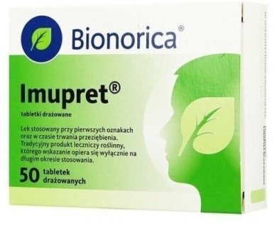 Imupret 50 tabletek