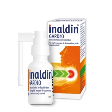 Inaldin Gardło aerozol do stosowania w jamie ustnej 30ml