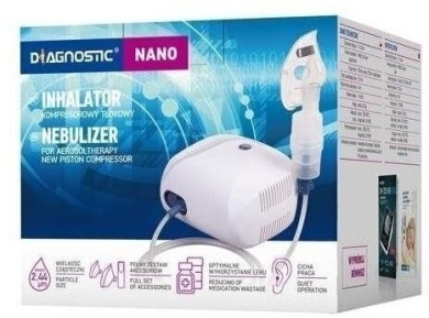 Inhalator DIAGNOSTIC NANO kompresorowo - tłokowy