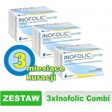 Inofolic Combi 60 kapsułek Zestaw: 3x60 kapsułek