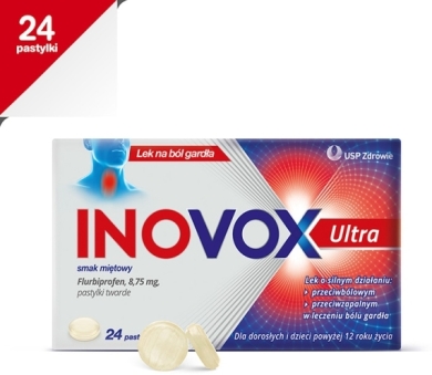 Inovox Ultra (dawniej Ultravox Maxe) smak miętowy 24 pastylki
