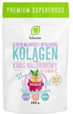 Intenson Kolagen + wit C + kwas hialuronowy 250 g