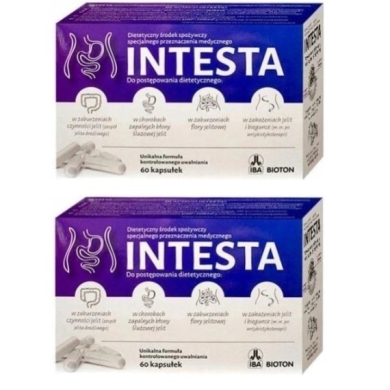 Intesta 60 kapsułek Wielopak x2