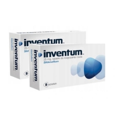 Inventum 25 mg 8 tabletek do rozgryzania i żucia Wielopak x2