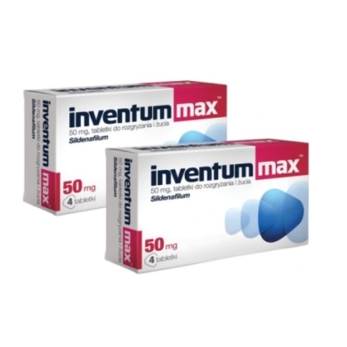 Inventum Max 0,05g 4 tabletki Wielopak x2