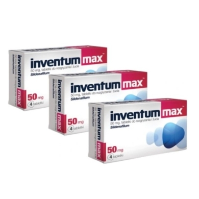 Inventum Max 0,05g 4 tabletki Wielopak x3