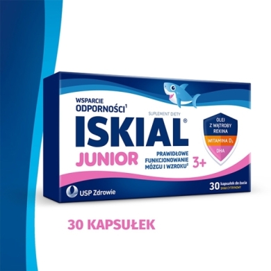 Iskial Junior 30 kapsułek do żucia