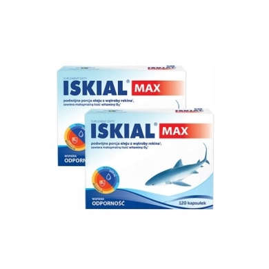 Iskial Max 120 kapsułek Wielopak x2