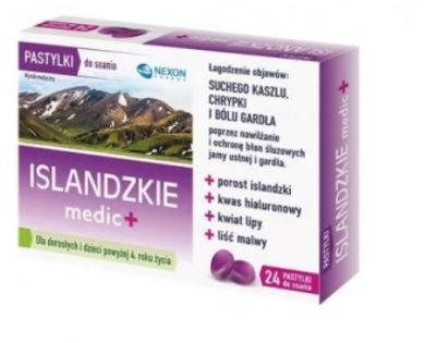 Islandzkie medic + 24 pastylki