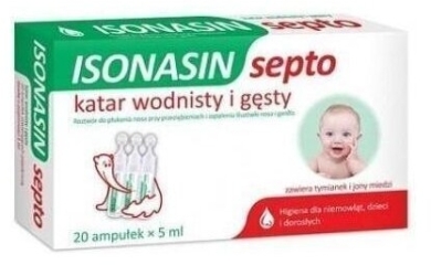 Isonasin SEPTO 20 ampułek 5 ml