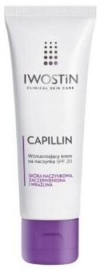 Iwostin Capillin wzmacniający krem na naczynka SPF 20 z aktywnymi filtrami 40 ml