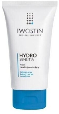 Iwostin Hydro Sensitia Krem nawilżająco-kojący dla podrażnionej i suchej cery 150 ml