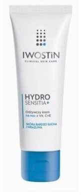Iwostin Hydro Sensitia+ odżywczy krem na noc z Vit. C+E 50 ml