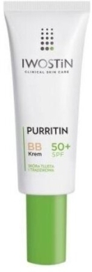 Iwostin Purritin BB krem SPF 50+ do cery tłustej i trądzikowej 30 ml