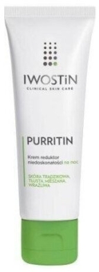 Iwostin Purritin Krem reduktor niedoskonałości do nocnej pielęgnacji 40 ml