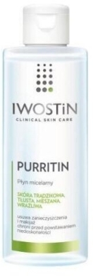 Iwostin Purritin Płyn micelarny do cery tłustej i trądzikowej 215 ml