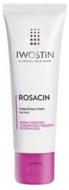 Iwostin Rosacin Krem Łagodzący Na Noc dla cery nadreaktywnej 40 ml