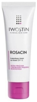 Iwostin Rosacin Łagodzący Krem Na Dzień SPF 15  do cery z problemem trądziku różowatego 40 ml