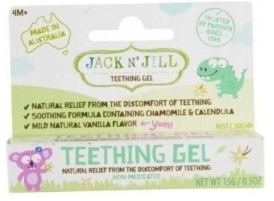 JACK N'JILL Naturalny Żel Łagodzący Ząbkowanie 15g