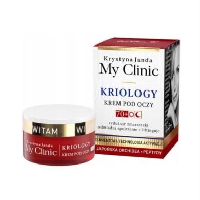 JANDA MY CLINIC Kriology 70+ krem oczy 15 ml